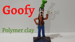 Polymer Clay Tutorial for Beginners | Disney Characters Goofy | Clay art - Vicky25Crafts