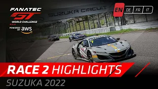 HIGHLIGHTS | Race 2 | Suzuka | Fanatec GT World Challenge Asia