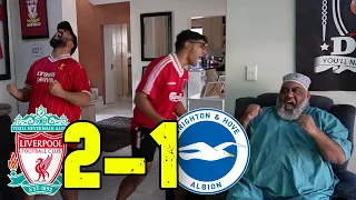 LIVERPOOL vs BRIGHTON (2-1) LIVE FAN REACTION!! TOUGH GAME AT ANFIELD!!