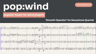 Smooth Operator (saxophone quartet)