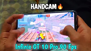 Infinix GT 10 Pro 90 Fps HANDCAM BGMI 3.0 Update Gameplay Test
