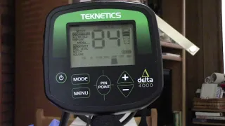 Teknetics Delta 4000 Coil Test  Target ID