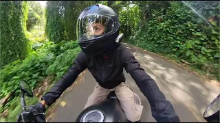 Twisties In The Jungle on a Motorcycle