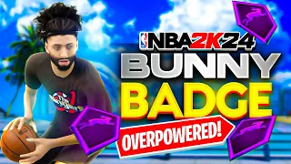 HOF BUNNY BADGE ON NBA 2K24 IS THE NEW "PRO HOP" FROM NBA 2K20(GAME BREAKING)