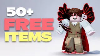 GET 50+ FREE ROBLOX ITEMS!🤩😍(2024) ACTUALLY ALL STILL WORKS!