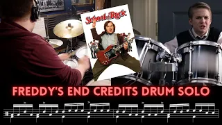 "School of Rock" End Credits Drum Solo by Freddy (Kevin Alexander Clark)