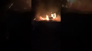 Дом многодетной семьи сгорел в Левокумском районе