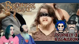 BROTHERS OF METAL - Prophecy Of Ragnarök Reaction | Captain FaceBeard and Heather React