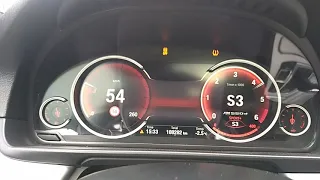 BMW 550d stage 2 acceleration 0-100 km/h