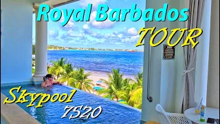 Beachfront One Bedroom SKYPOOL Butler Suite SANDALS Royal Barbados. Full Room TOUR of 7520