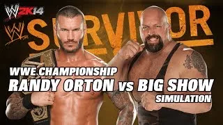 WWE 2K14 Survivor Series Randy Orton vs Big Show (WWE Championship)