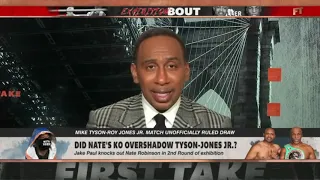 Stephen A. reacts to Nate Robinson getting KO'd & the Mike Tyson-Roy Jones Jr. draw | (REACTION)