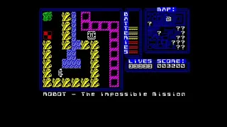 ROBOT – The Impossible Mission (2019) Walkthrough (Hard level) + Review, ZX Spectrum