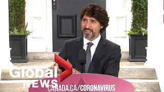 Justin Trudeau has tense moment with reporter over question on Canada's debt