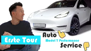 Tesla Model Y Performance - Abholung und erste Tour mit Verbrauch