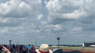 2 F-15s 2023 Dayton Air Show high speed pass