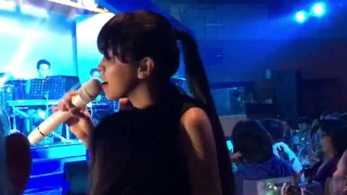 Marielle Montellano sings Starting Over Again live at Laffline Comedy Bar