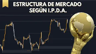 Descubre el secreto de la ESTRUCTURA DE MERCADO basada en IPDA | ICT Trading