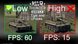 Top 5 Tips and Tricks that you should know in Warthunder Mobile!