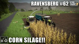 Chopping Corn For Silage & Making hay - Ravensberg #62 Farming Simulator 19 Timelapse