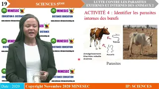 IP SC Sciences 5eme Leçon 12 Lutte contre les parasites externes et internes des animaux PART 2