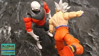 DRAGON BALL STOP MOTION SON GOKU MASTER ULTRA INSTINCT VS JIREN DRAGON STARS #dragonball #stopmotion