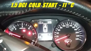 1.5 DCI Cold Start  -11° C Nissan Qashqai, Renault, Dacia