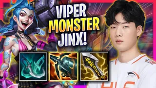 VIPER IS A MONSTER WITH JINX! - HLE Viper Plays Jinx ADC vs Zeri! | Season 2024