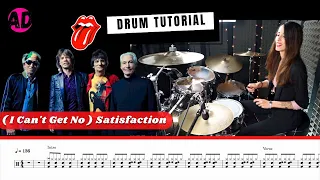 ( I Can't Get No ) Satisfaction - The Rolling Stones - Drum Cover (Drum Score)