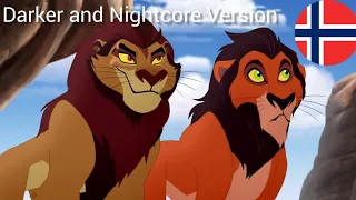 The Lion Guard | When I Led The Guard - Norwegian Darker and Nightcore Version