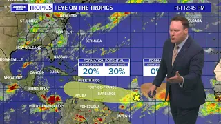 Friday evening tropical update: Two systems to watch in the Atlantic