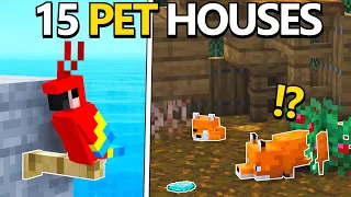 TOP 15 Minecraft Pet Houses To TRY Right NOW