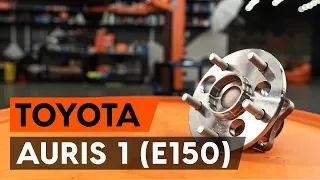 Как заменить подшипник ступицы заднего колеса на TOYOTA AURIS 1 (E150) [ВИДЕОУРОК AUTODOC]