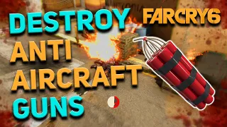 Far Cry 6 - How to Blow Up Anti Aircraft Guns (EASY METHOD)