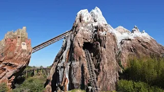 Expedition Everest on-ride Front Row POV Disney's Animal Kingdom Roller Coaster