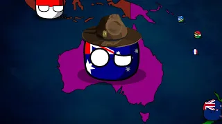 History of Australia and Its Neighbours - Countryballs