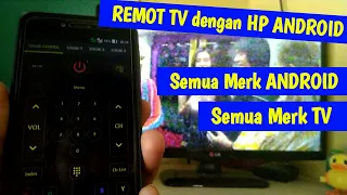 Remot TV RUSAK?? Pakai HP Android saja untuk Remotnya