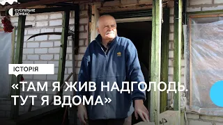 «Тут я вдома». Житель селища Ярова повернувся після деокупації та живе у потрощеному будинку