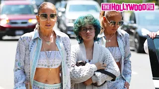 Jennifer Lopez & Her Daughter Emme Muniz Attend The In-Style 'Day Of Indulgence' Party Together