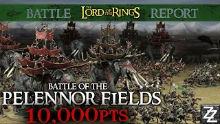 10,000pt Pelennor Fields MASSIVE Battle Report! ~ Lord of the Rings