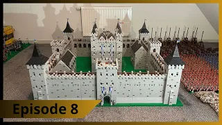 Lego Castle - Added the second high and important building, inside the first wall ring.
