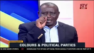 What is the origin and significance of colours in Uganda's politics?