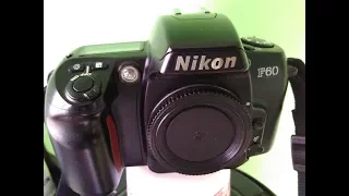 501) Used Nikon F60(mint condition) 35mm film SLR unboxing (ebay)