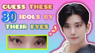 [KPOP GAME] HOW MANY MALE KPOP IDOLS DO YOU KNOW? Guess the kpop idols by their eyes #kpop