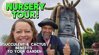 Succulent propagation // Cactus & Succulent nursery tour 🌵