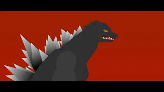 Godzilla in hell Vs RED {Godzilla Vs creepypasta} Halloween special