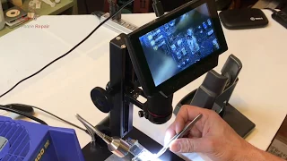 Microsoldering With The  Andonstar ADSM302 HDMI Microscope? | Review Challenge