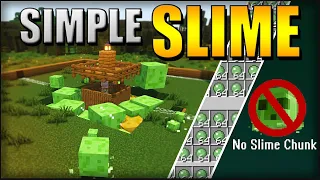 SIMPLE SWAMP SLIME FARM TUTORIAL 🟩 (No SLIME CHUNK! ) | Minecraft 1.18-1.20 Java & Bedrock