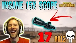 INSANE 15x SCOPE 🕵️‍♂️ ChocoTaco solo FPP 17 kills win MIRAMAR | PUBG HIGHLIGHTS TOP 1 #224