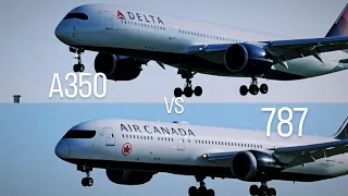 AIRBUS A350 vs BOEING 787 - Which is best? | Planespotting | Dublin Airport